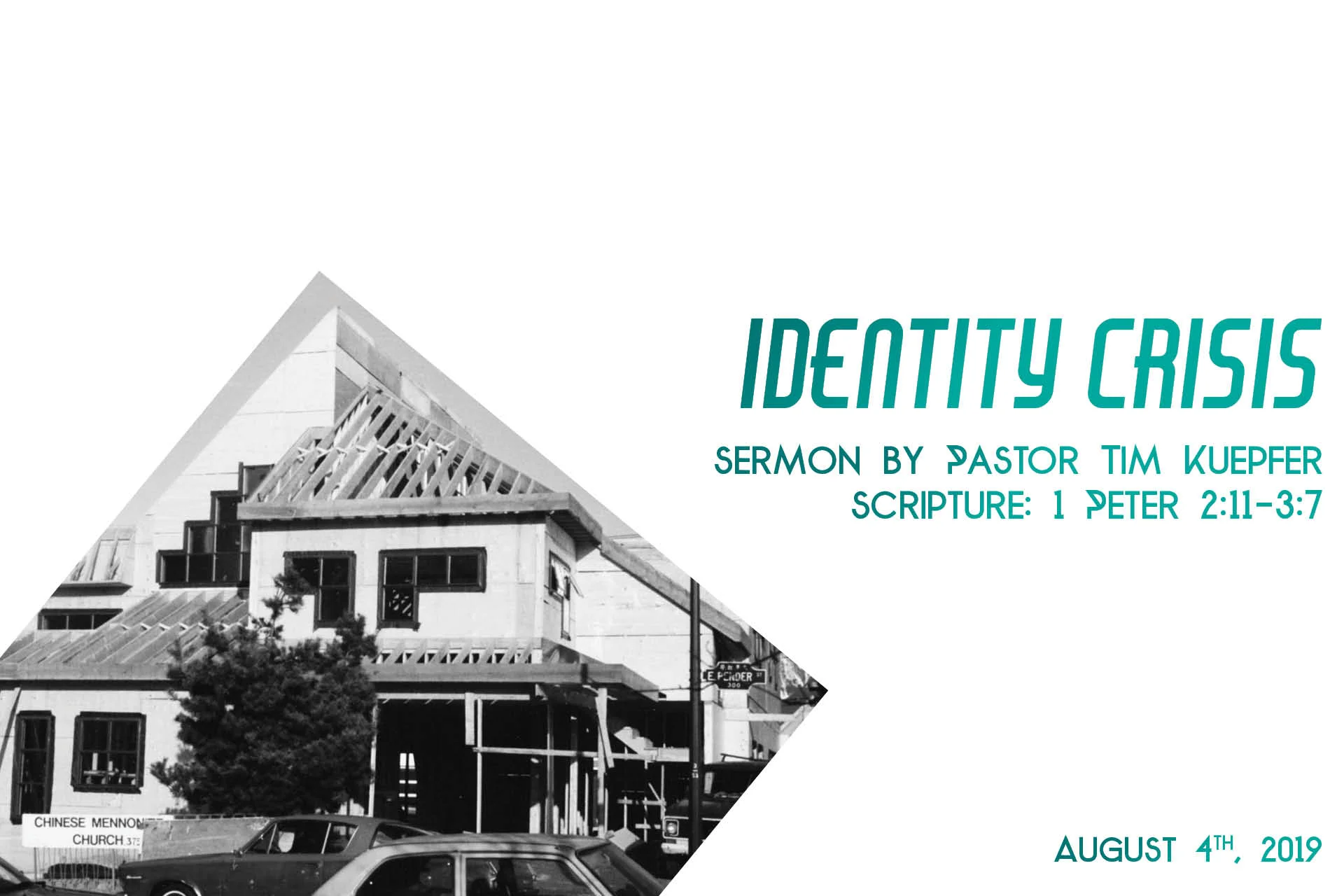 1 Peter 2:11-3:7 – Identity Crisis