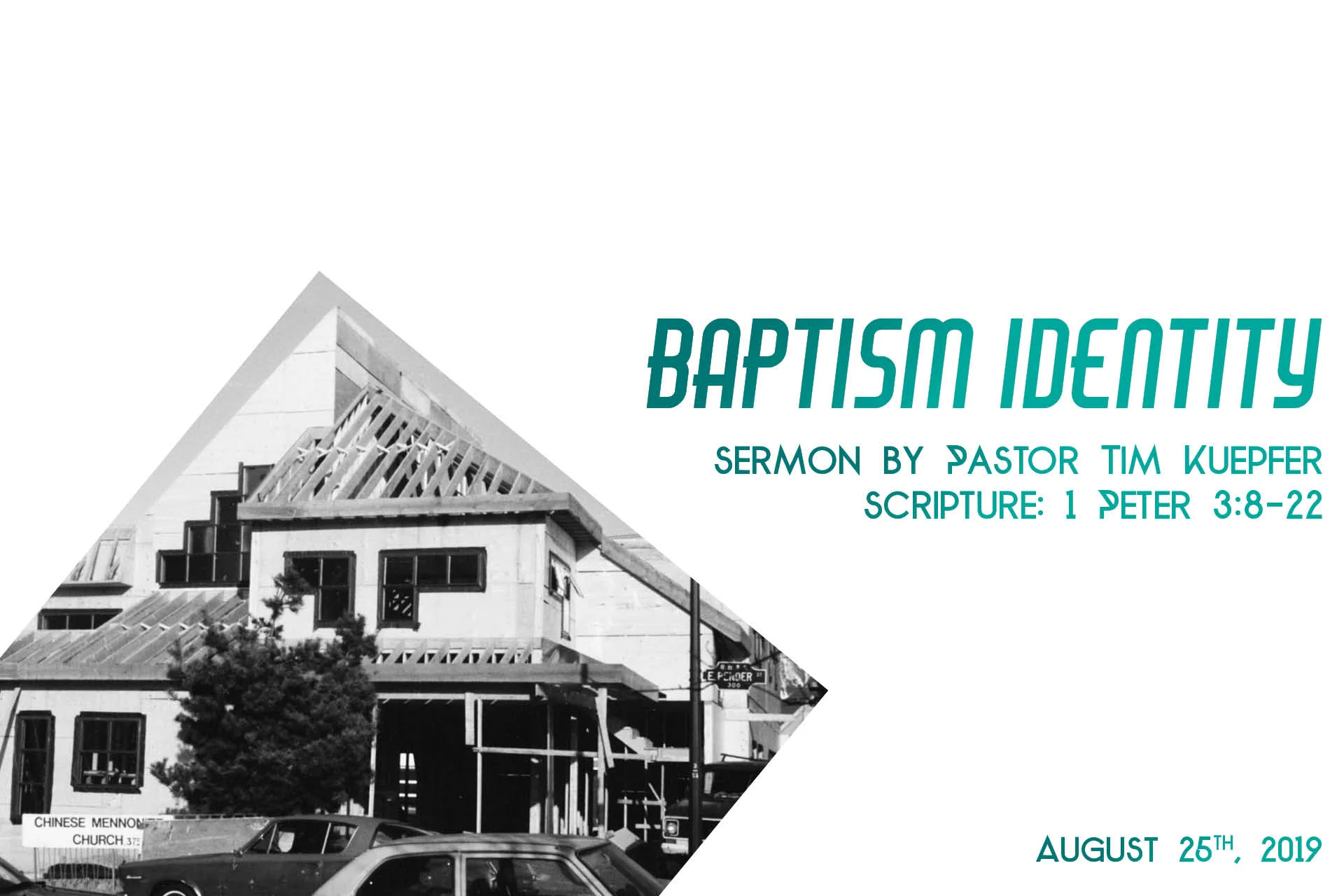 1 Peter 3:8-22 – Baptism Identity