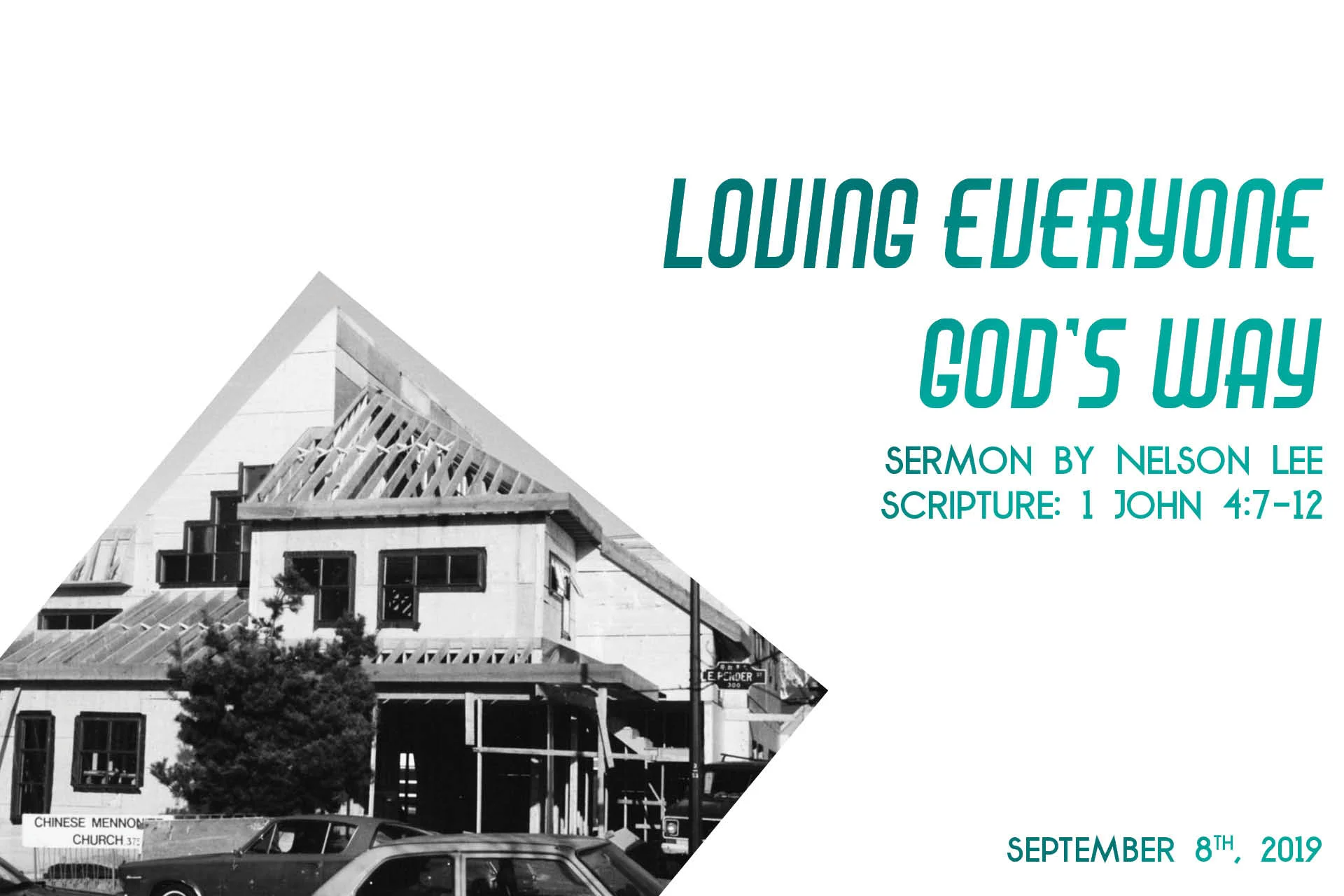 1 John 4:7-12 – Loving Everyone God's Way