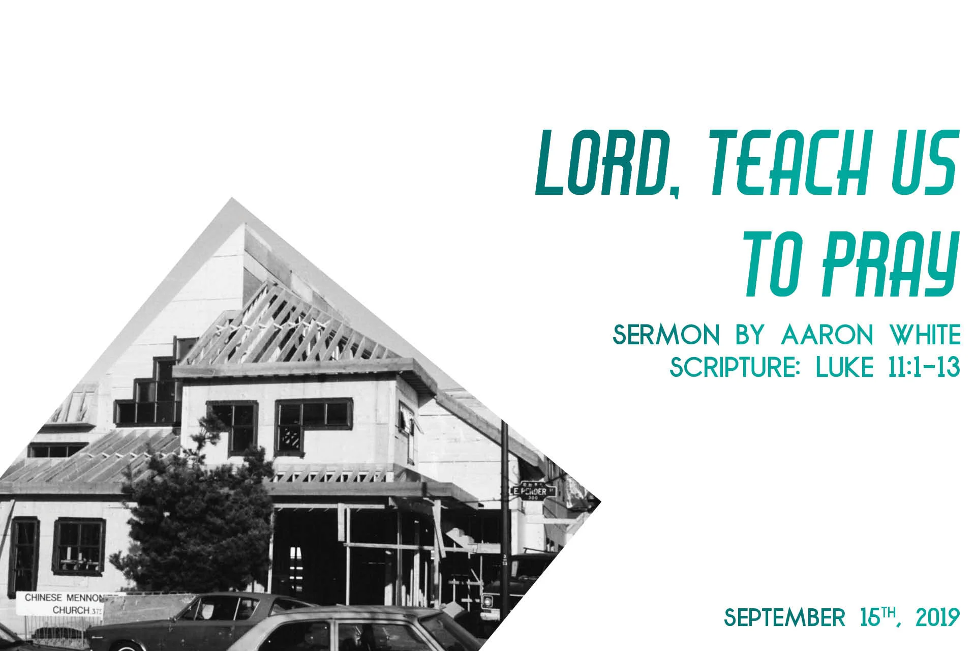 Luke 11:1-13 – Lord, Teach Us to Pray