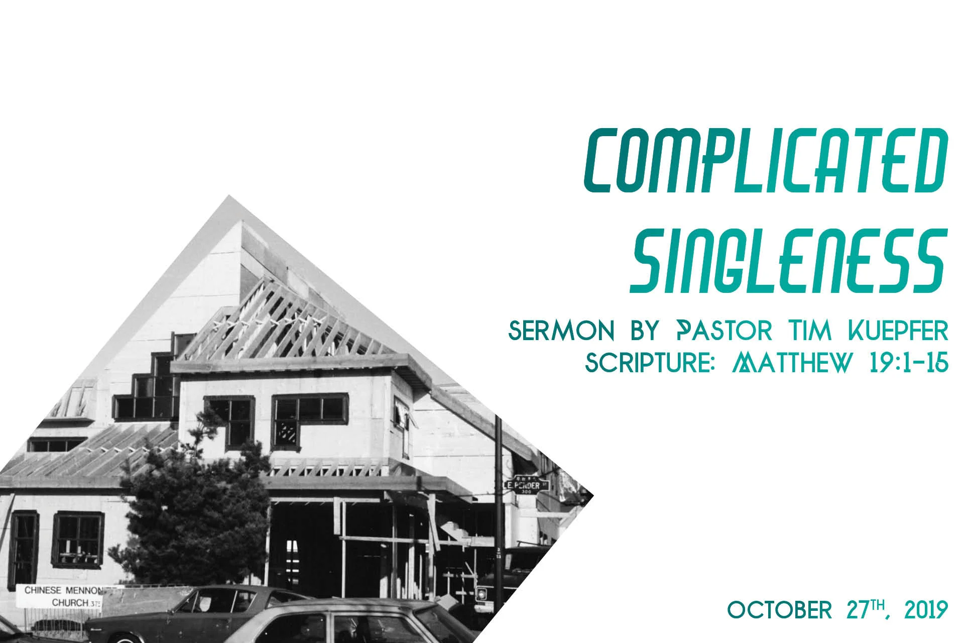 Matthew 9:3-15 – Complicated Singleness