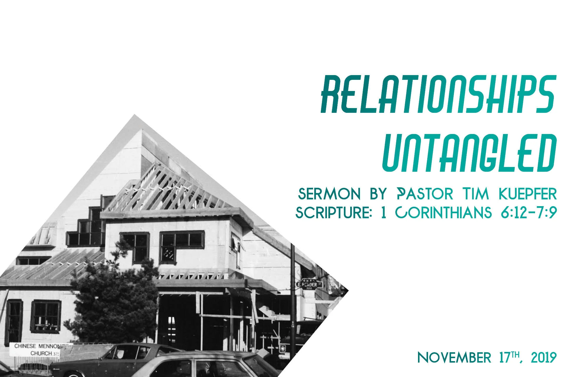 1 Corinthians 6:12-7:9 – Relationships Untangled