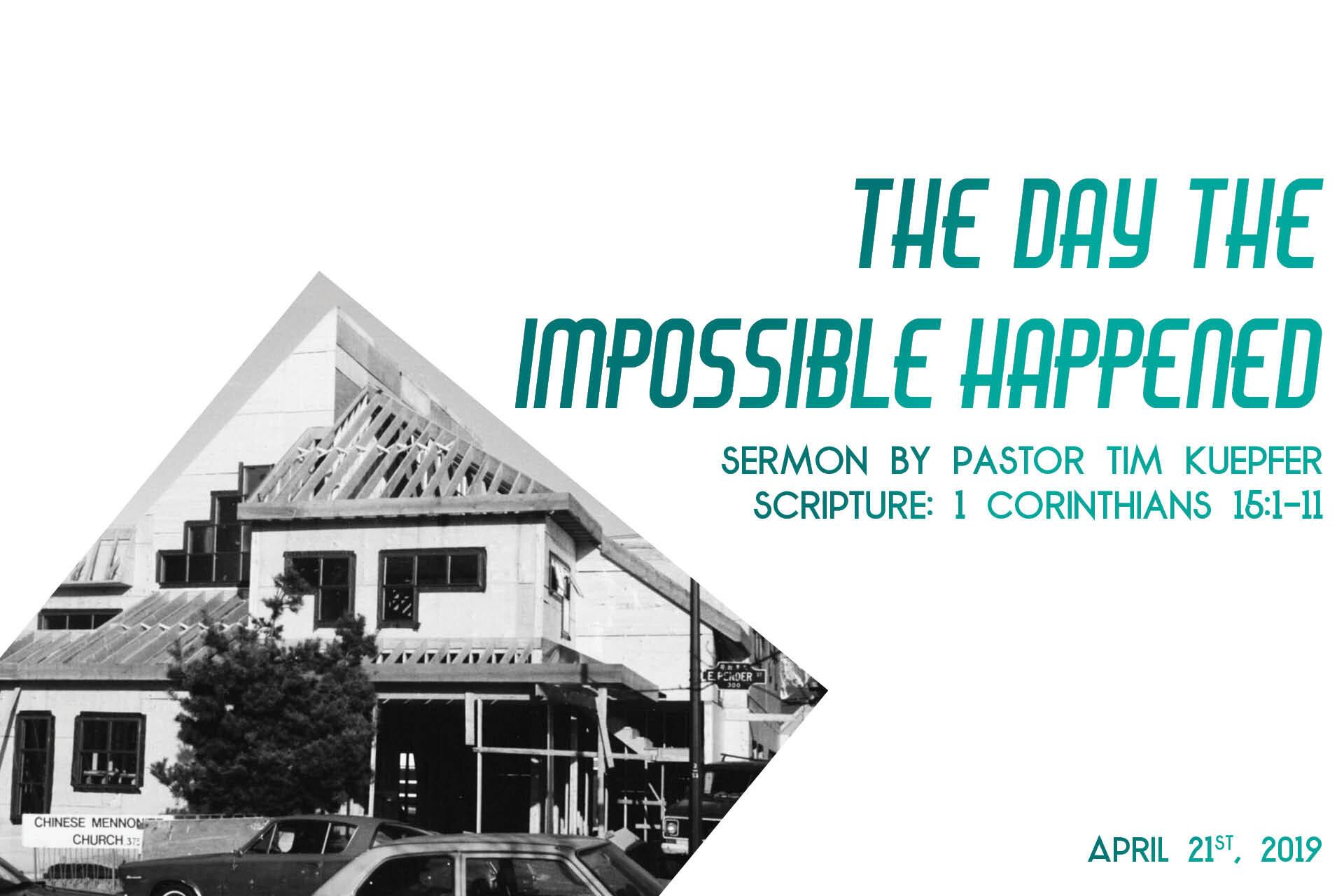 Easter Re-creation 1: The Day the Impossible Happened