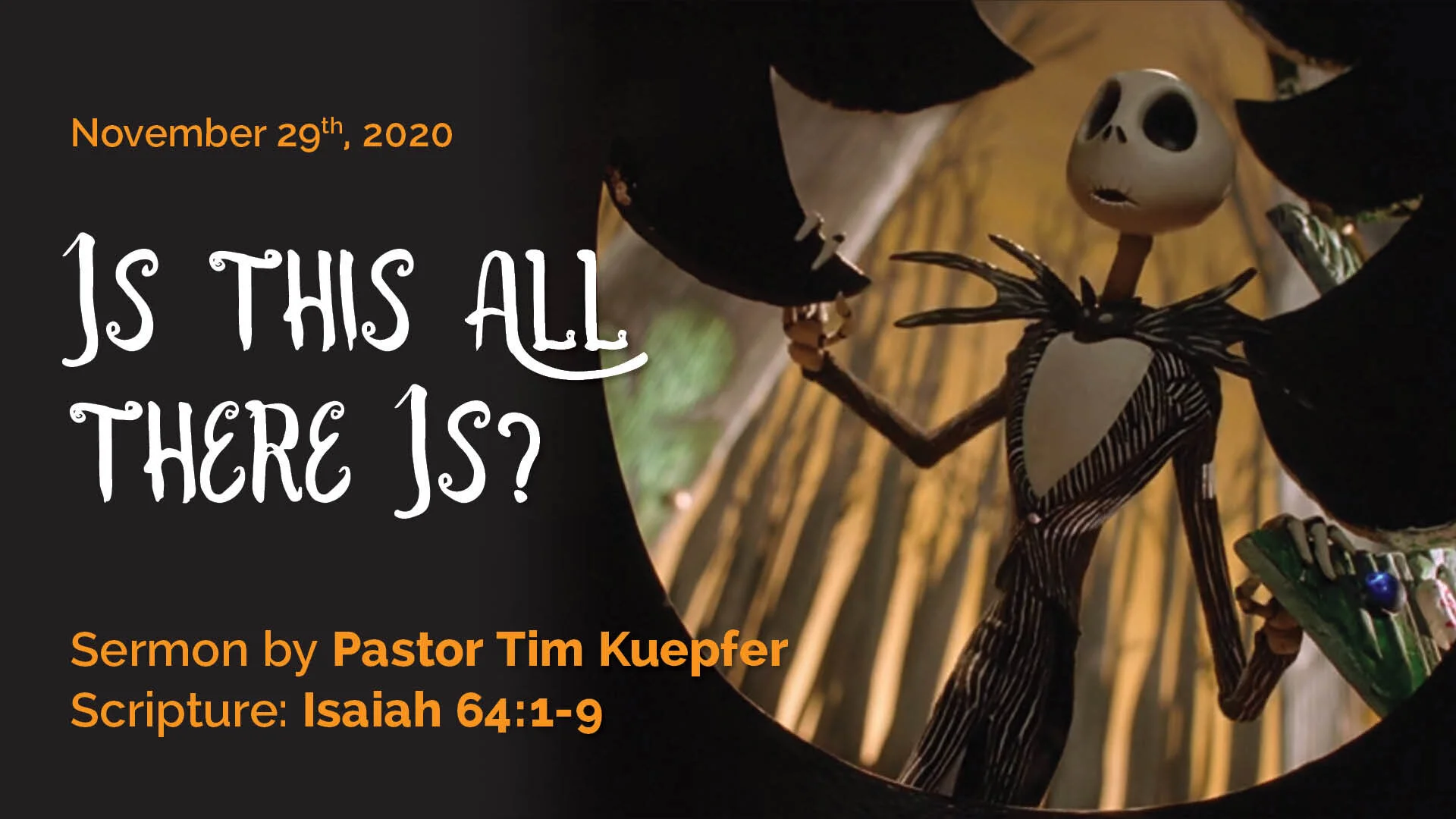 Isaiah 64:1-9 – Is this all there is?