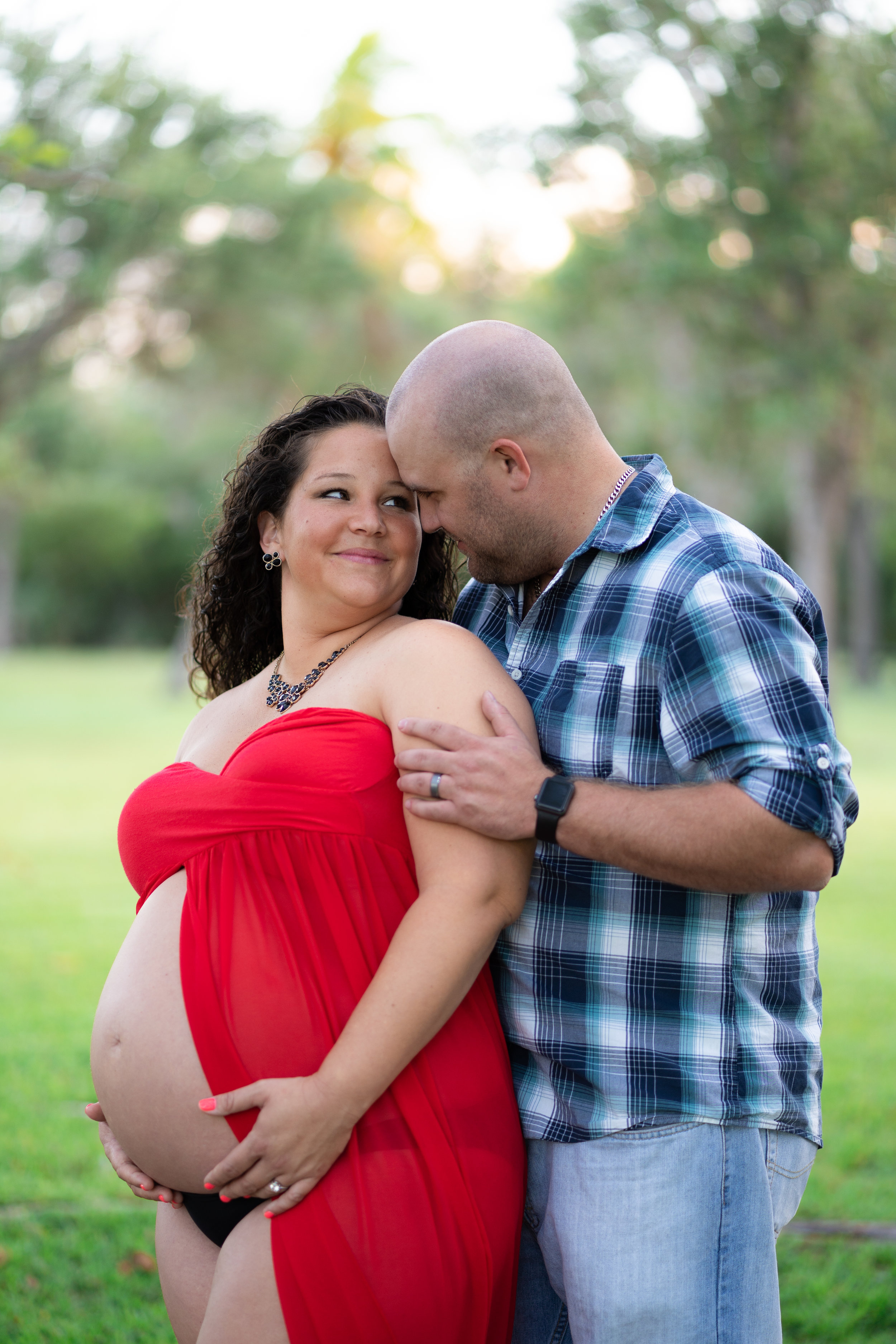 Evening maternity photo shoot