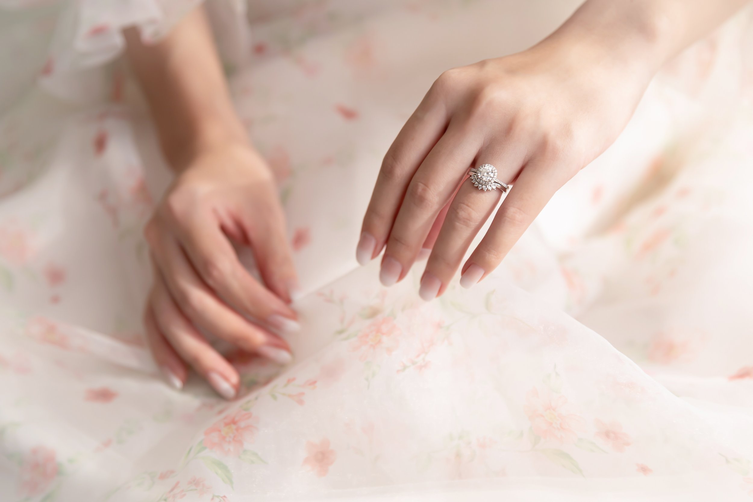 Yena Han Hand Model Wedding Ring