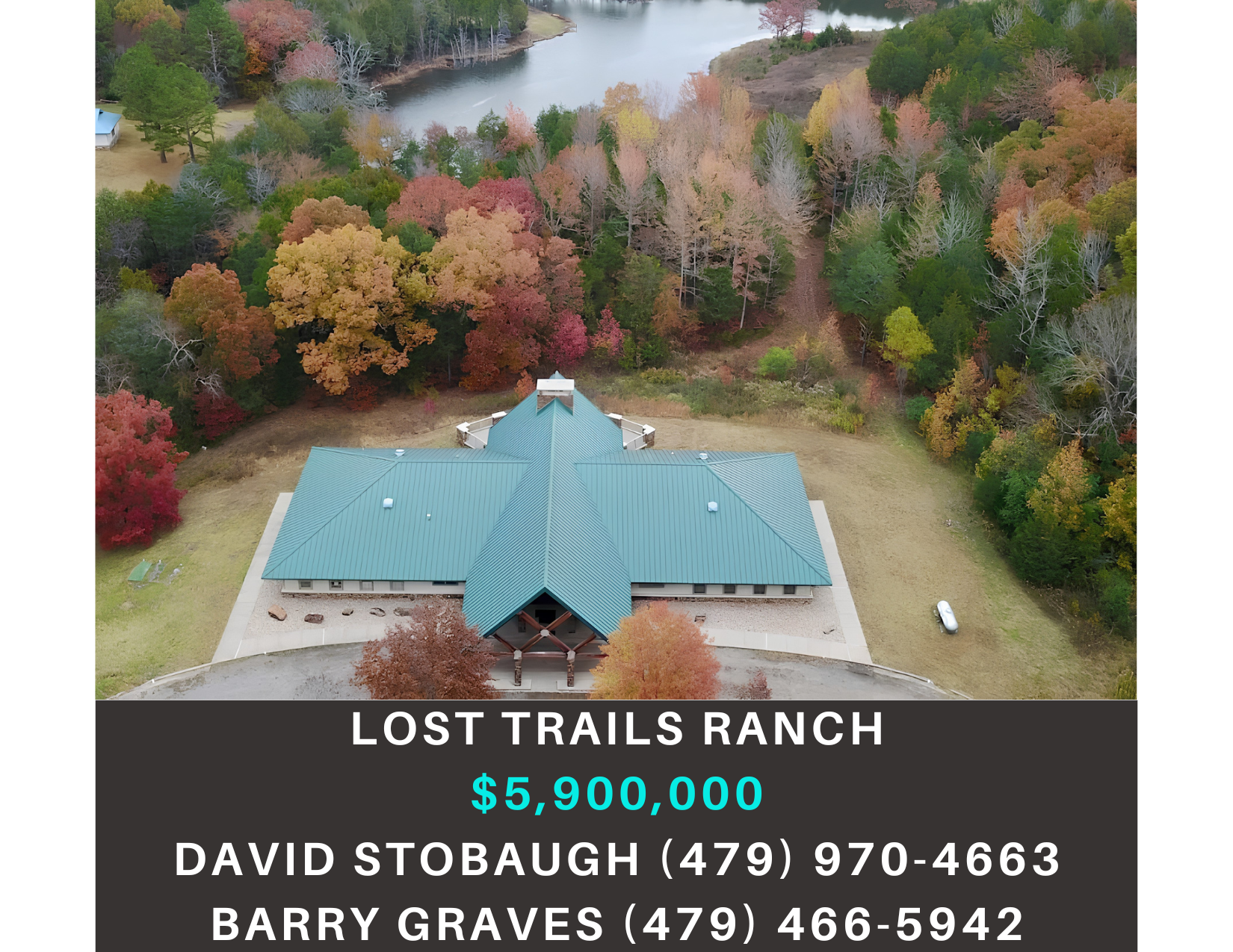       
  
     Lost Trails Ranch    Type:  Commercial, Real Estate, Hospitality  Price:  $5,900,000  MLS:  1338291  220 Acres of Ozark Adventure and Luxury. Discover your private Ozark paradise!  Lost Trails Ranch spans 220 acres of breathtaking wild