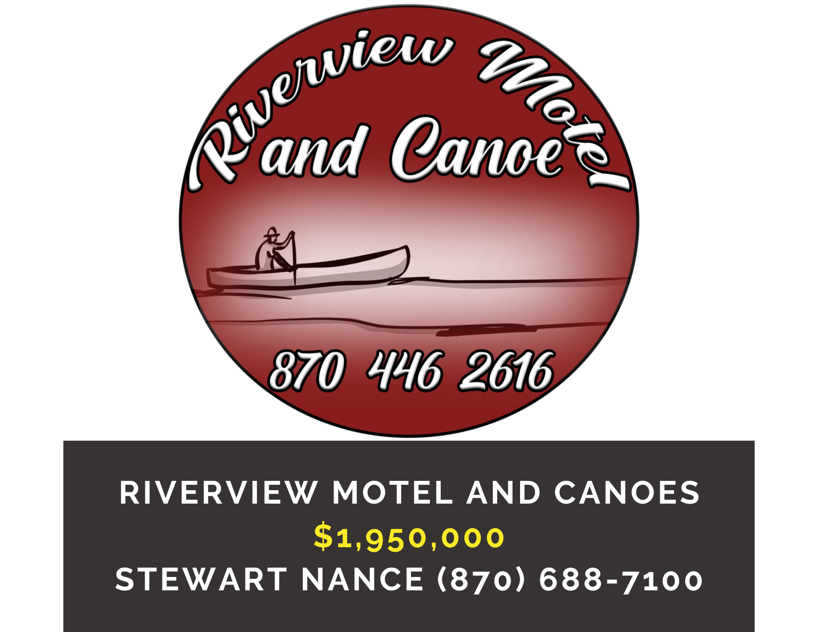       
  
     Riverview Motel and Canoes    Type:  Motel / Hotel, Hospitality, Concession, Commercial  Location:  304 E Court Street,   Jasper, Arkansas 72641  Price:  $1,950,000  MLS:  1312799    Description :  Discover the perfect ecotourism busin