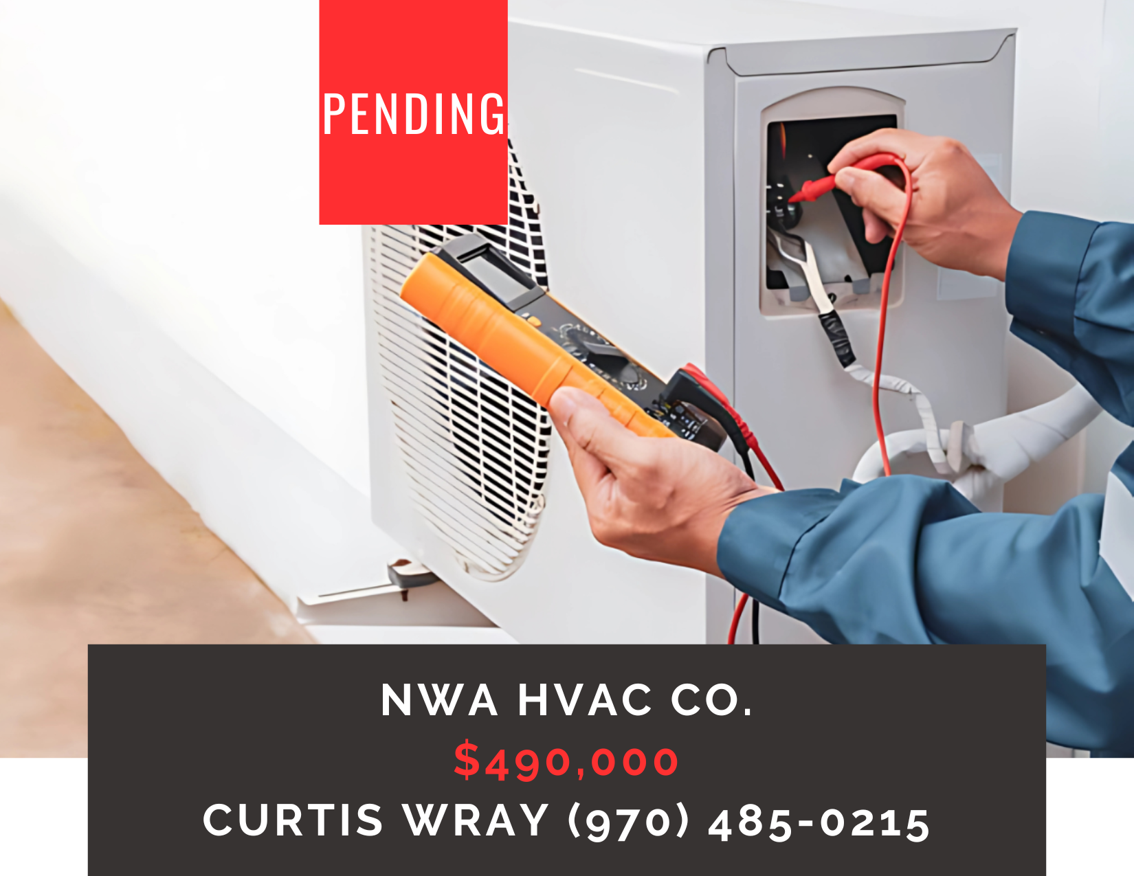       
  
     NWA HVAC Co.    Type:  HVAC, Service Industry, Commercial  Location:  Northwest Arkansas  Price:    $490,000    Long established HVAC company with incredible customer list! Owners are ready to retire and enjoy the fruits of their labor