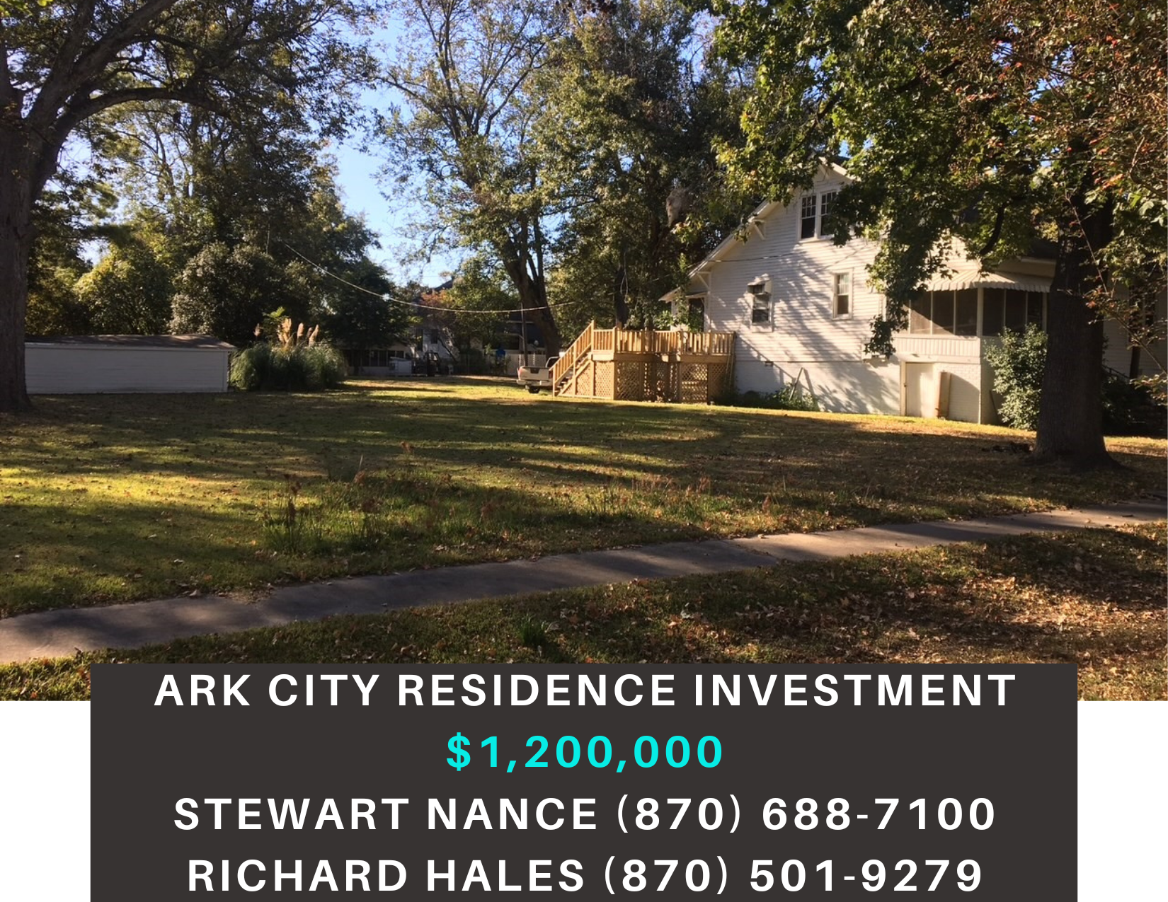       
  
     Arkansas City Trifecta    Location:  Arkansas City, AR  Type:  Residential, Development Potential, Land  Price:  $1,200,000  MLS: 1351656    Rare Investment Opportunity in Arkansas City  Steps from historic downtown, residence availabl