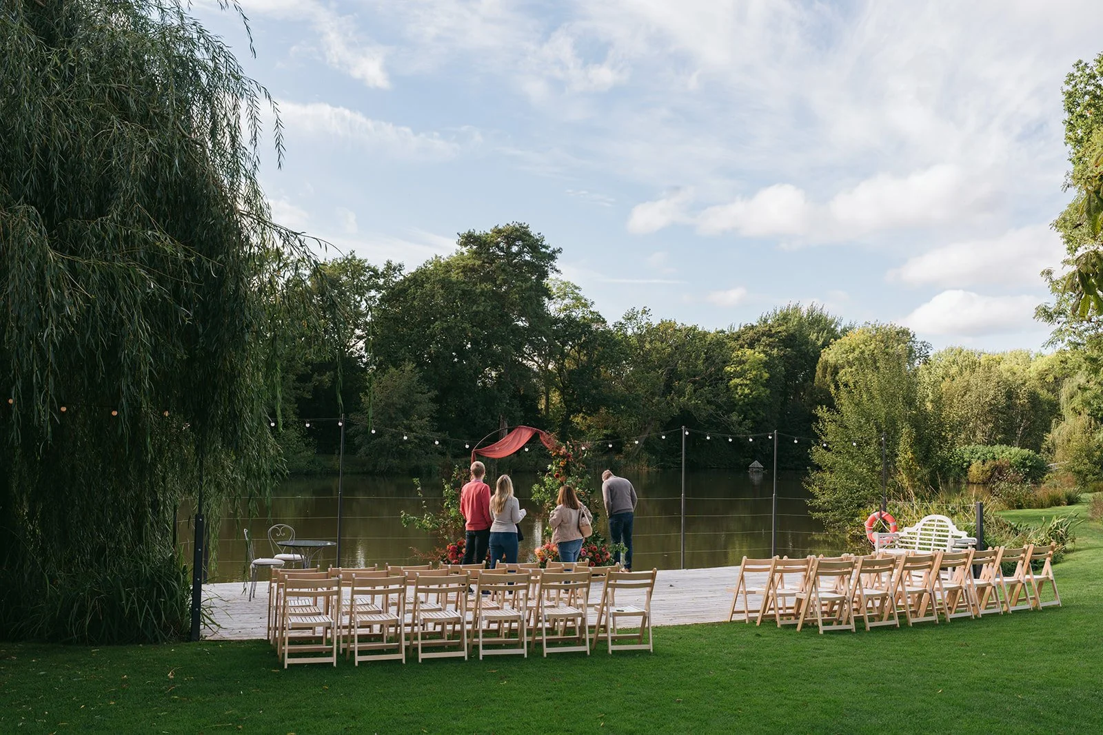 Barns &amp; Yard 2026 Open Day Lakeside Wedding Ceremony