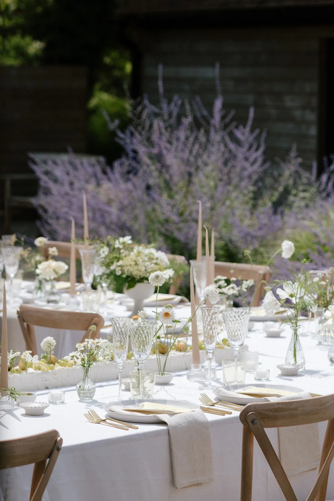Editorial bridal portrait featuring soft natural light and countryside wedding styling