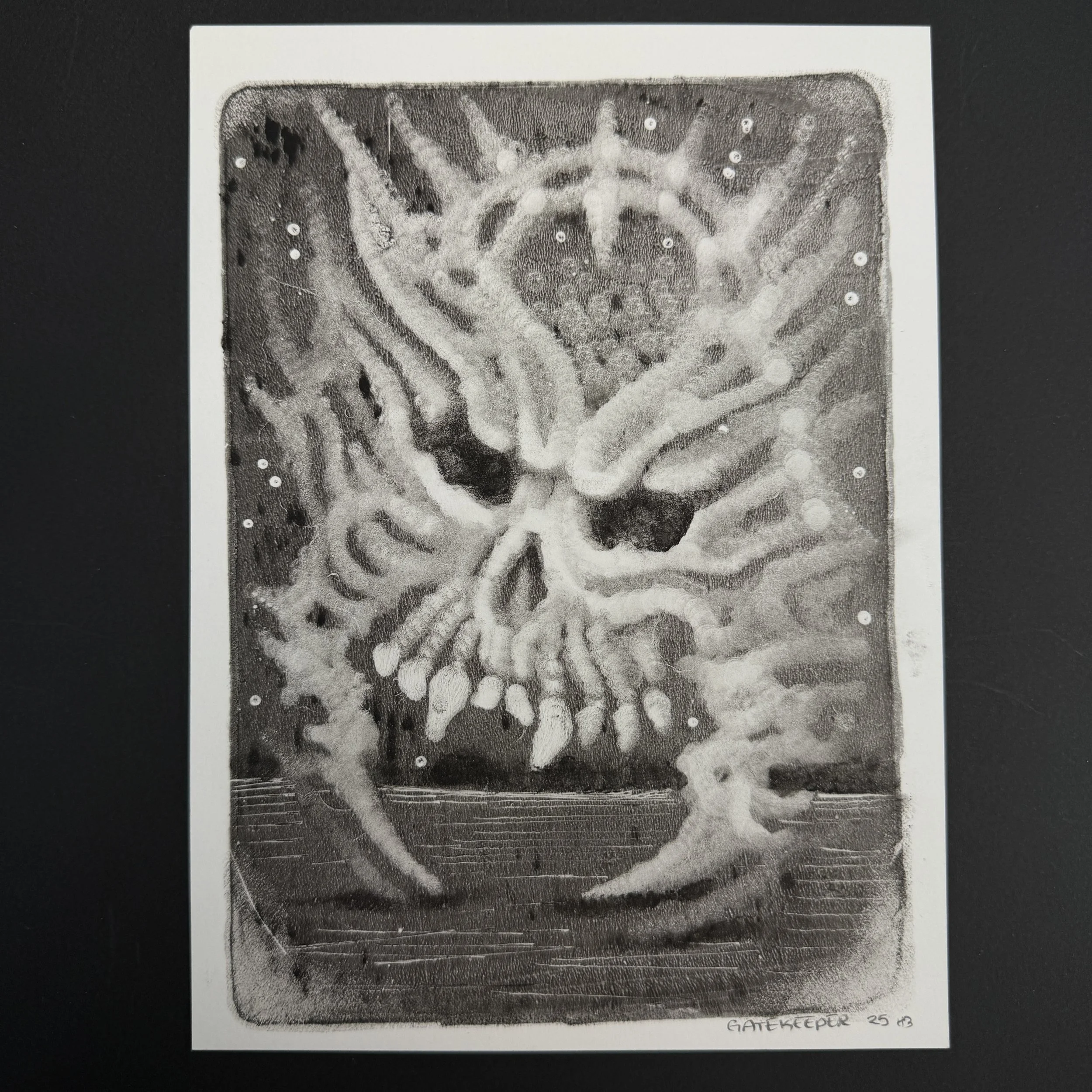 The gatekeeper - original monotype
