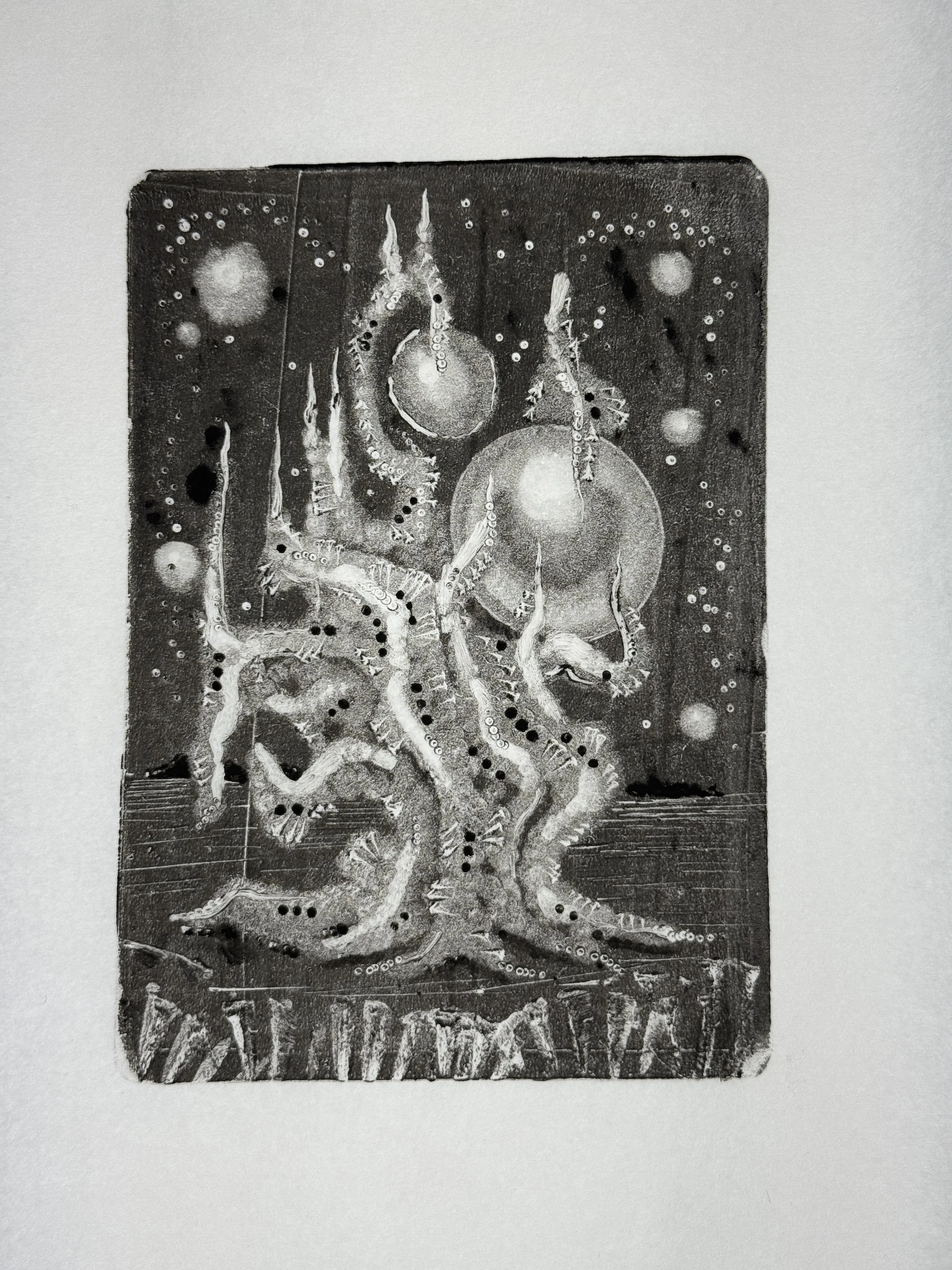 Untitled - original monotype