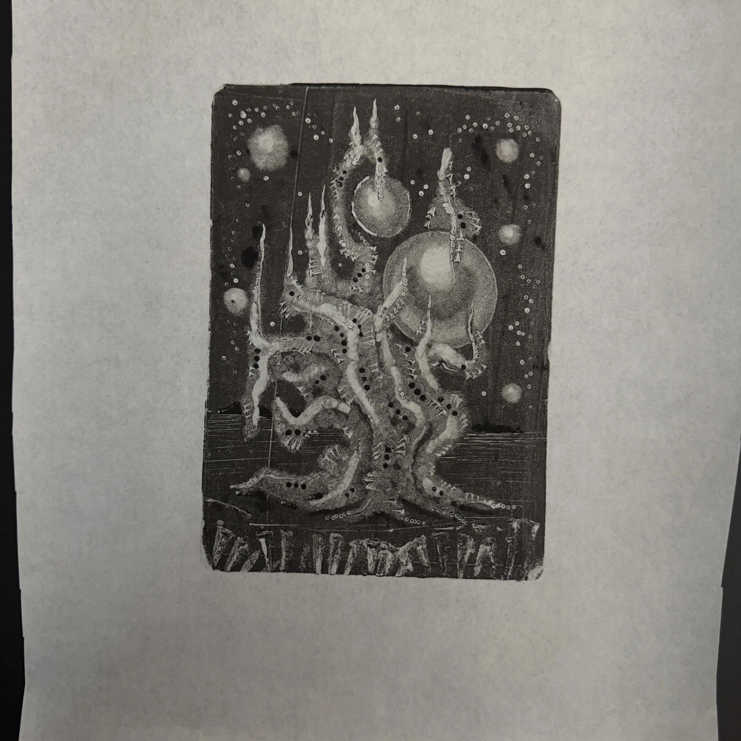 Untitled - original monotype