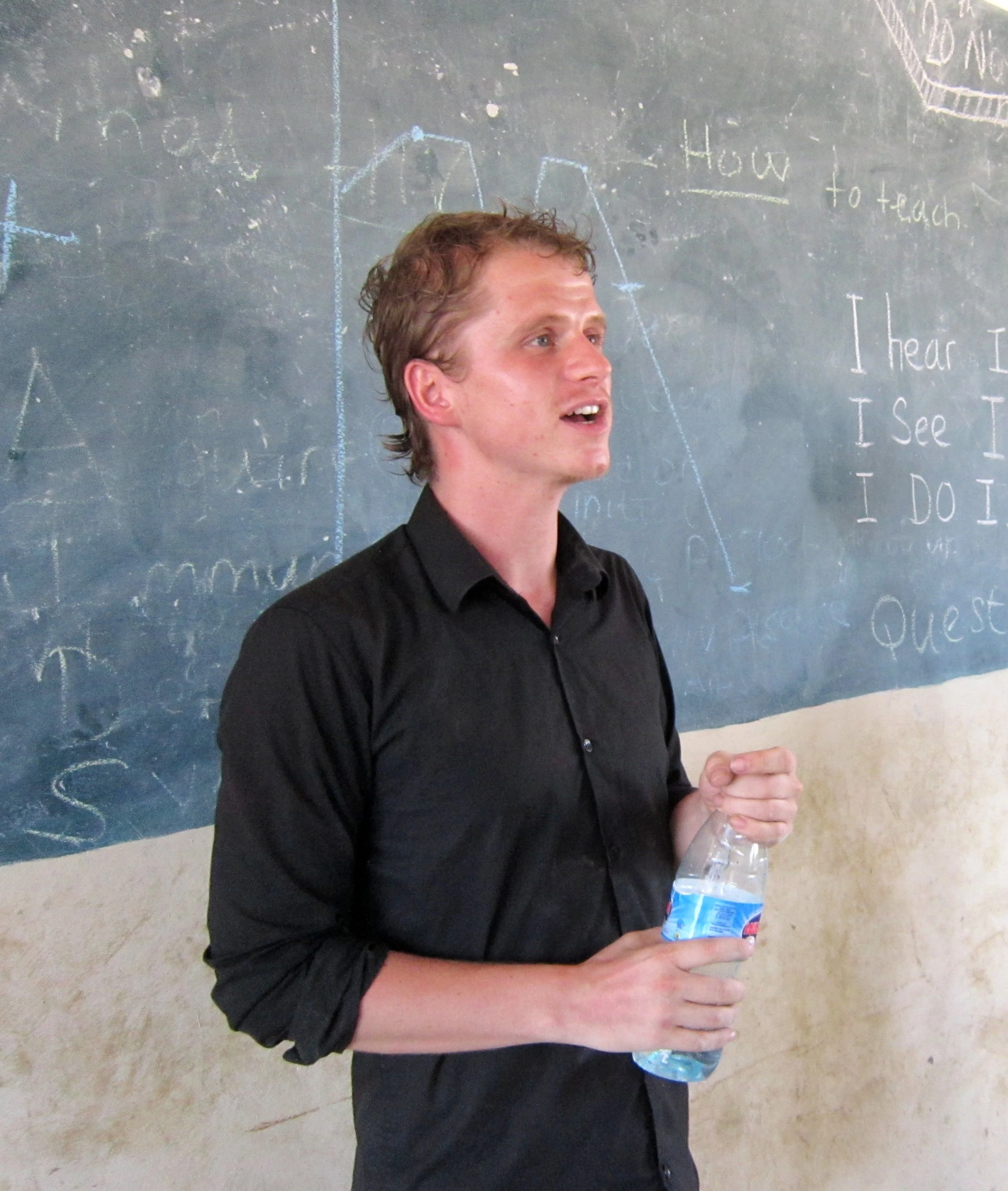 The sweaty long-haired reality of delivering teacher training in Zambia.