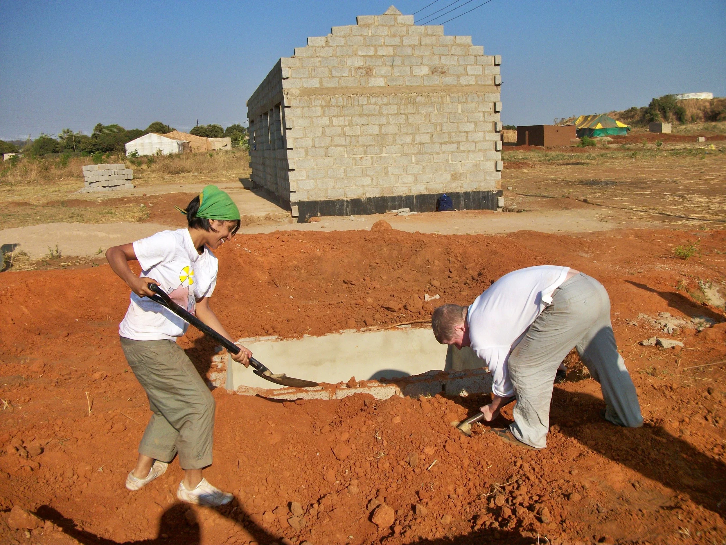 Some jobs involved us actually getting up close and personal with the red dust. I am also concerned about what Sasha might do with that spade.