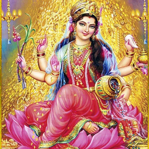La  diosa Lakṣmī  