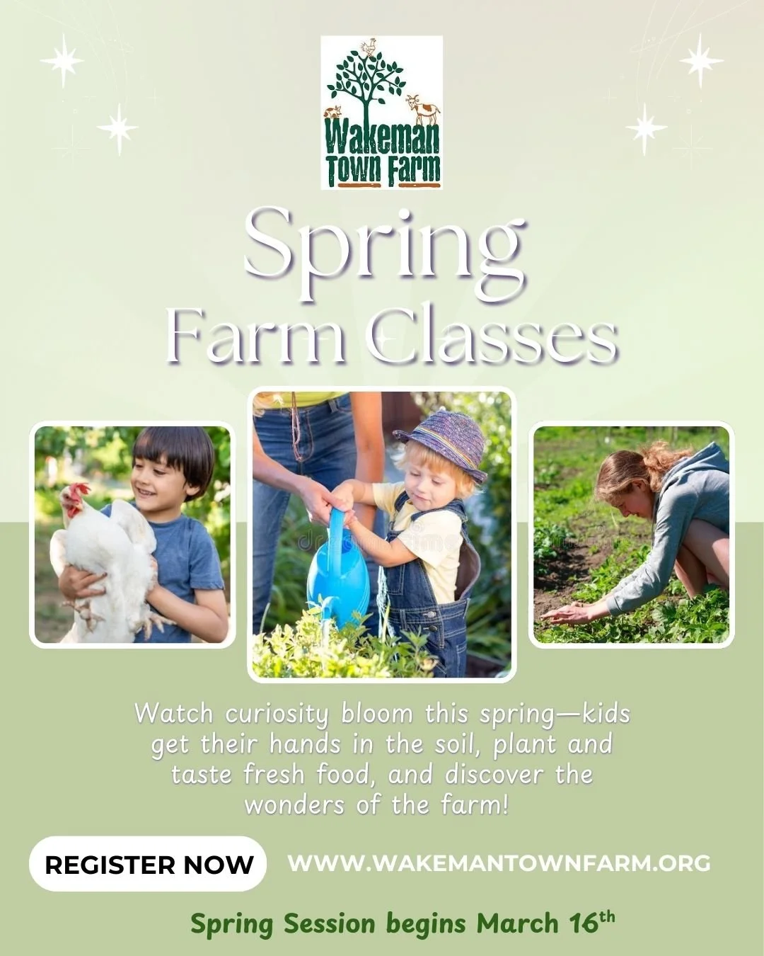 Spring Bridge Farm Spring Farm Classes: Registration is open! — Wakeman Town Farm