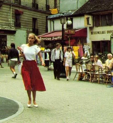 Valérie Allain playing Mireille in the language series, French In Action