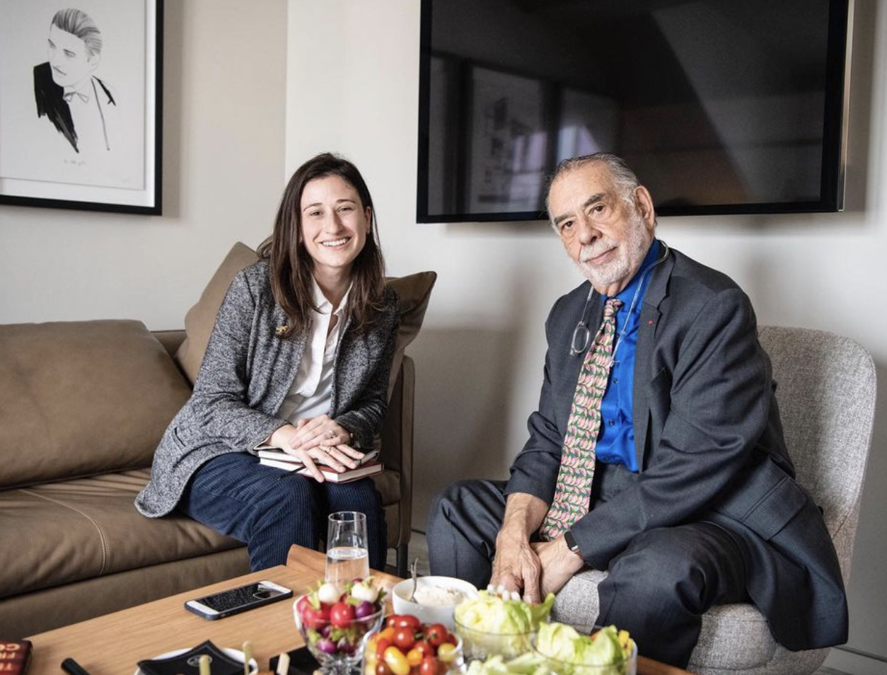 Interviewing Francis Ford Coppola for Conde Nast Traveler