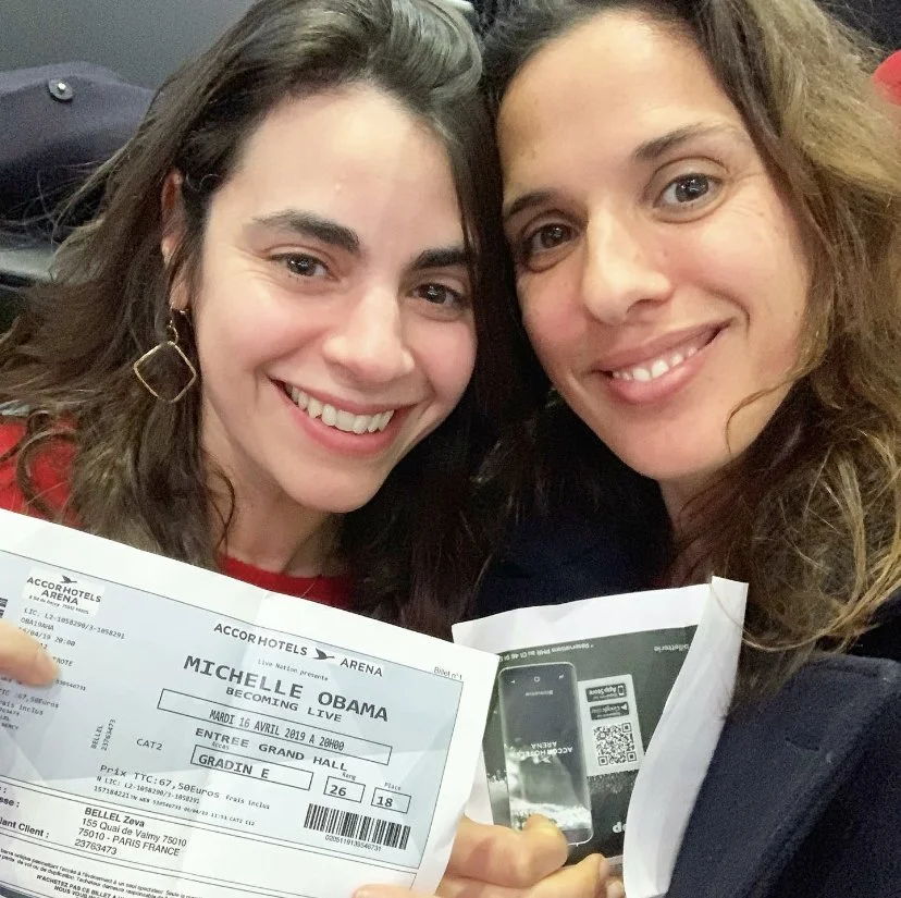 Me and Lili at the Michelle Obama event in Paris, 2019