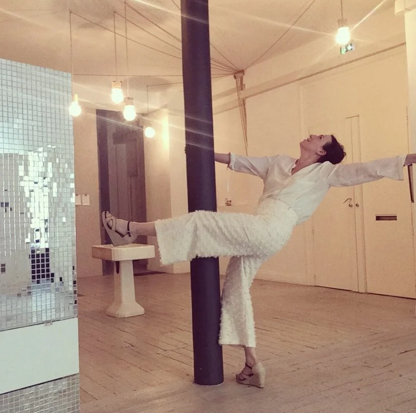Melissa at her Seymour space in Paris, circa 2014