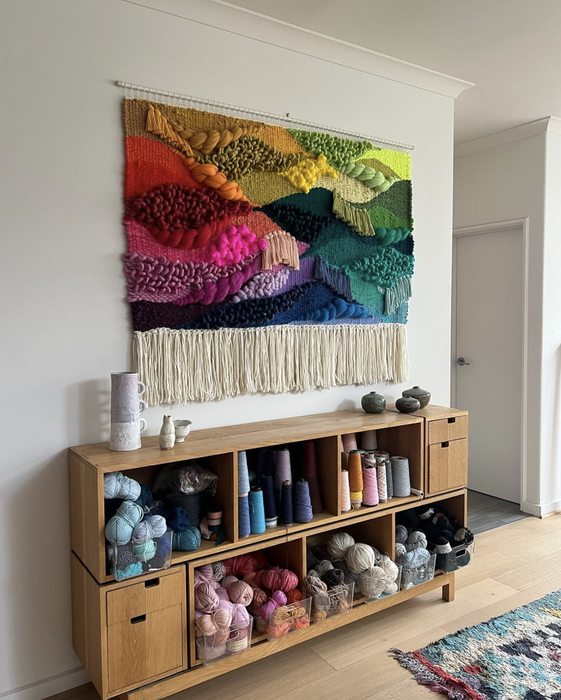 A gorgeous finished weave