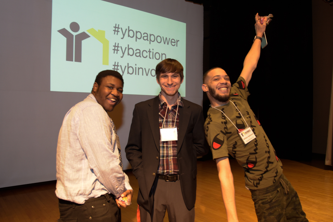 YouthBuild Philly hamming it up