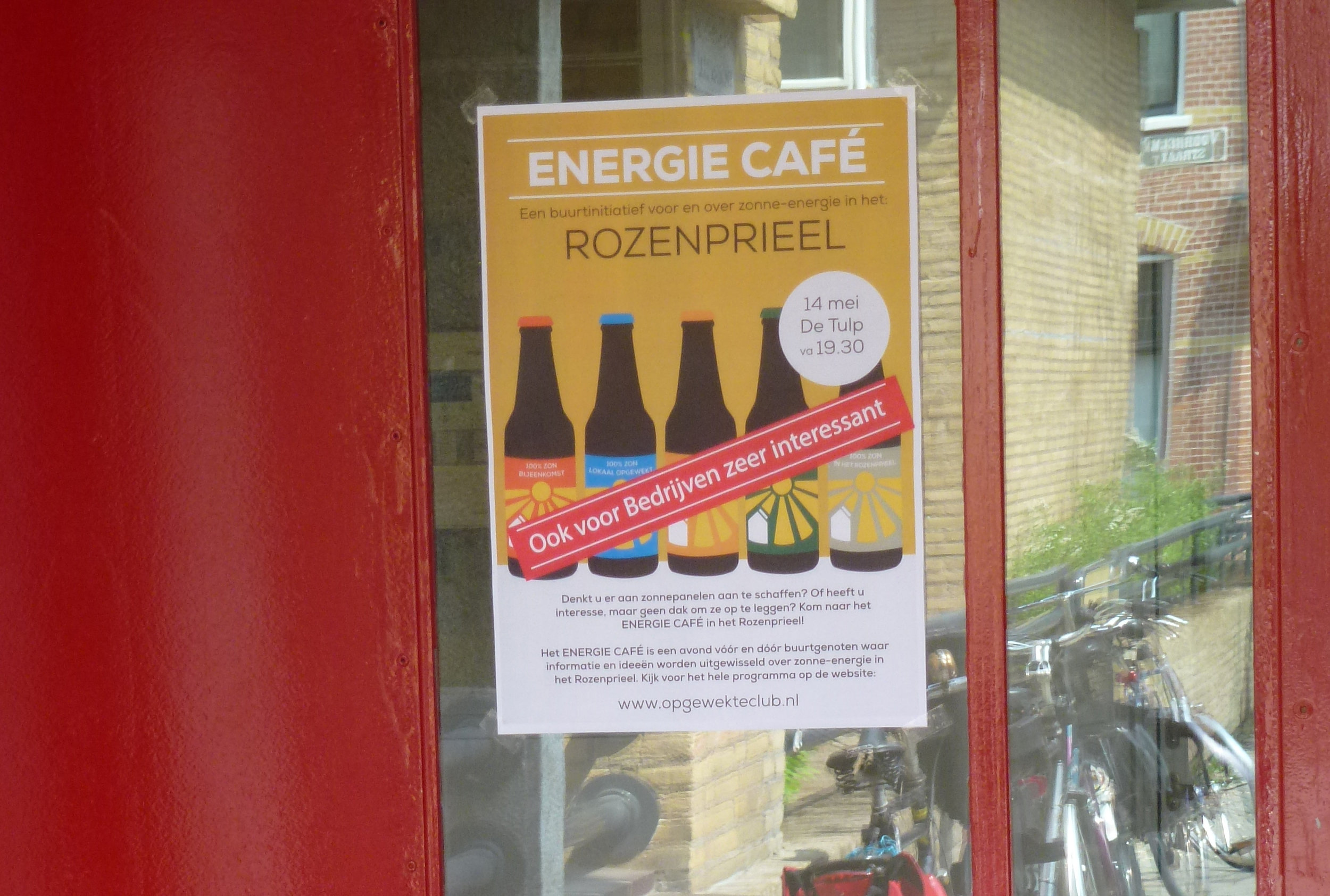 aankondiging energie cafe