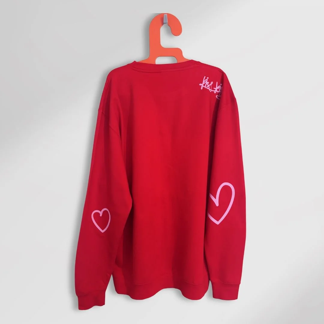 Red kiss sweatshirt front - 6.jpeg