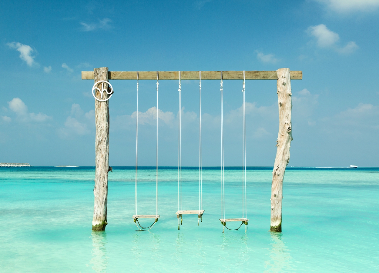 Brand application on a photo point