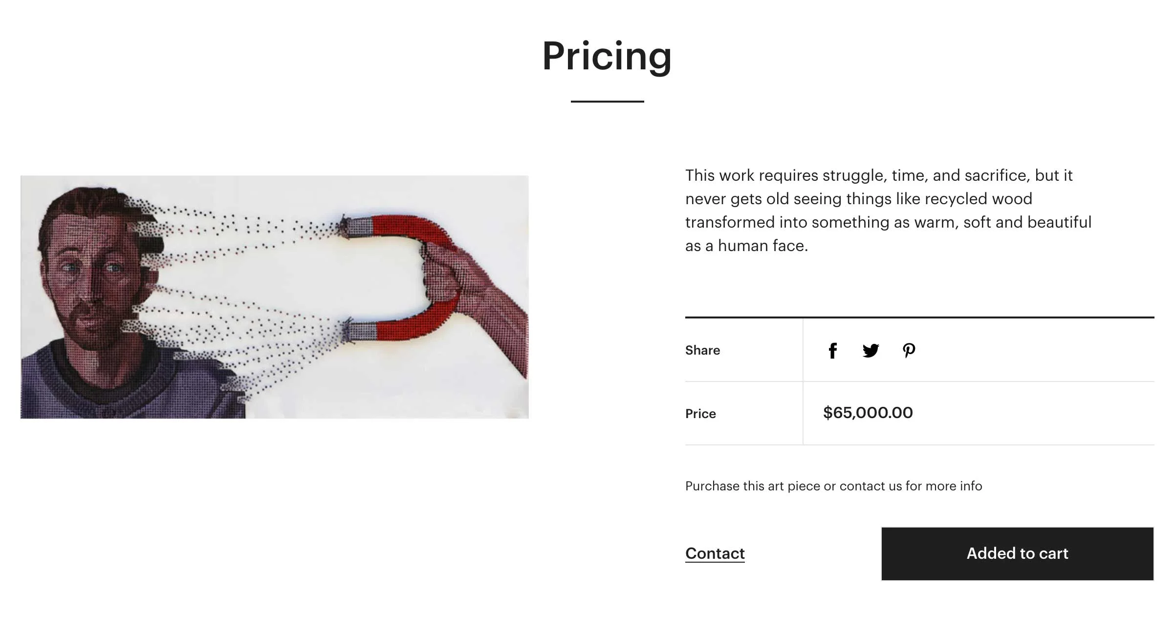Design pricing UI