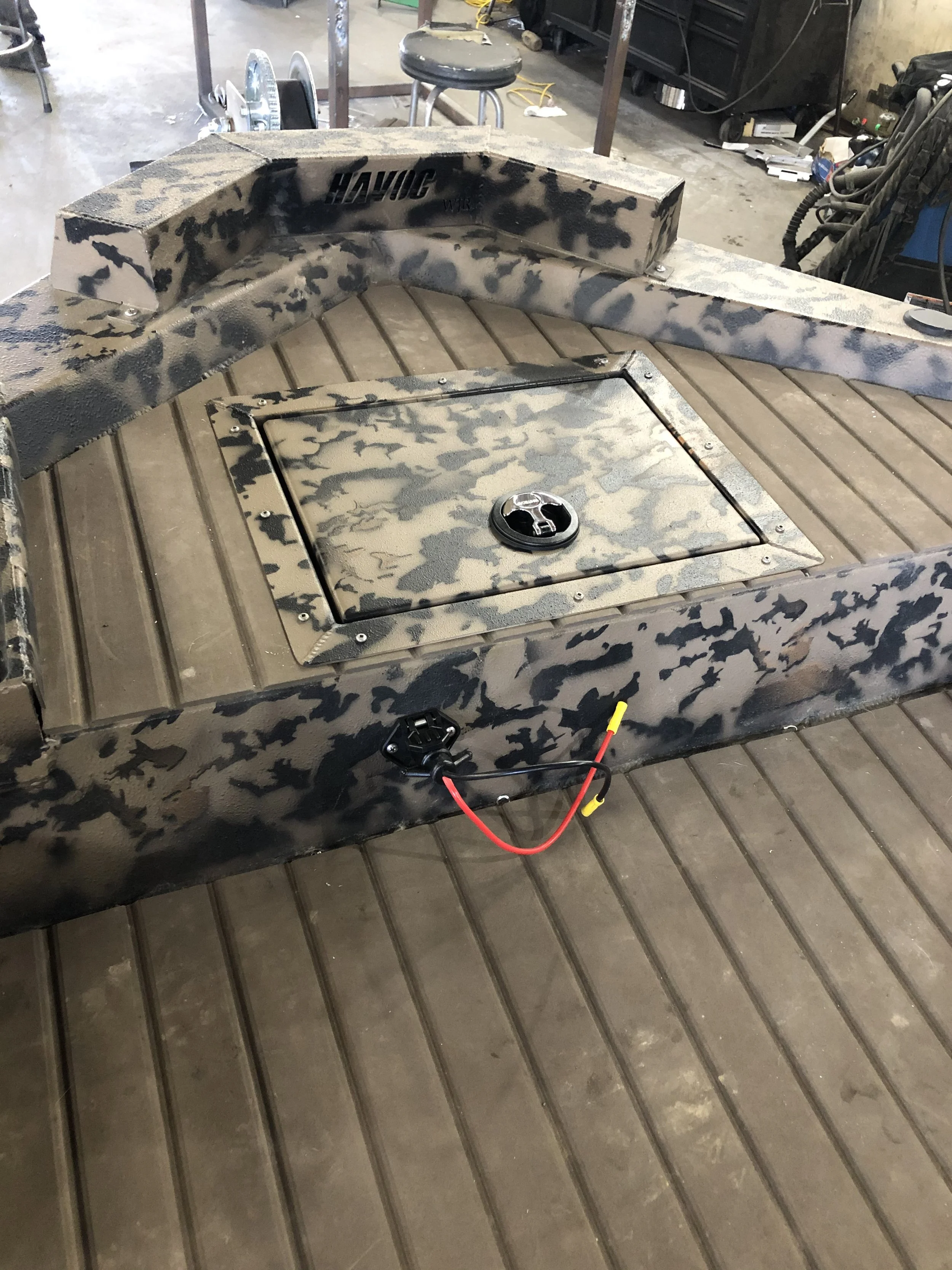 Aluminum Boat Deck Lid — WJR Customs