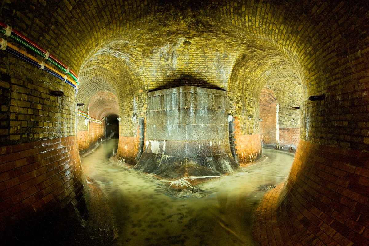 River Fleet, now a sewer, London, UK