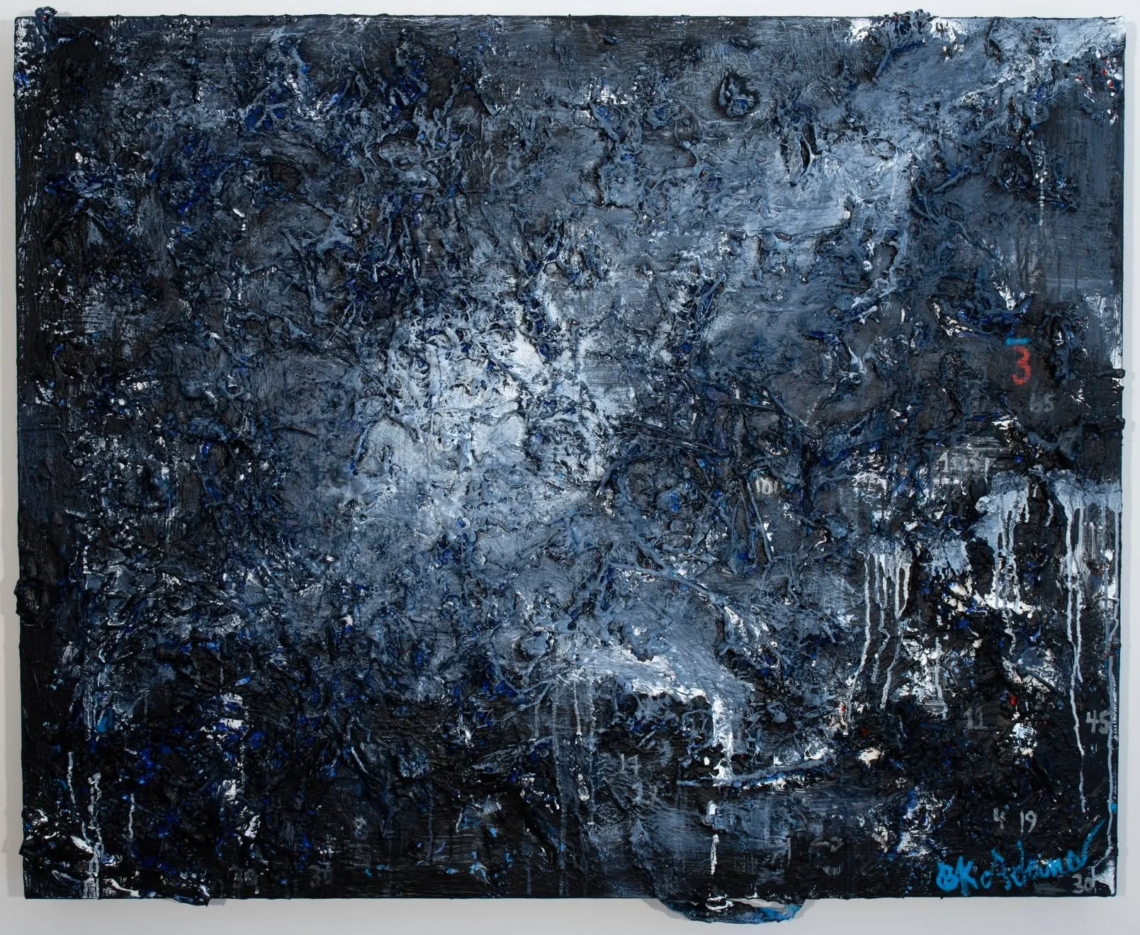 Don't miss the last few weeks to check out &quot;Territorial&quot; an exhibition by @ibkadams at @claireolivergallery on view through November 1 ⏱

&ldquo;My work has always been inspired by my own journey as a father and a man. Through an abstract n