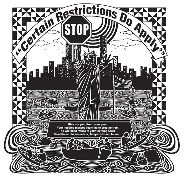 Thank you to @mymodernmet and @wnyc for featuring Certain Restrictions Do Apply by Carolyn Mazloomi and Sharon Kerry-Harlan, on view at @claireolivergallery through March 7.

&ldquo;Titled Certain Restrictions Do Apply, the show gathers nine new artw