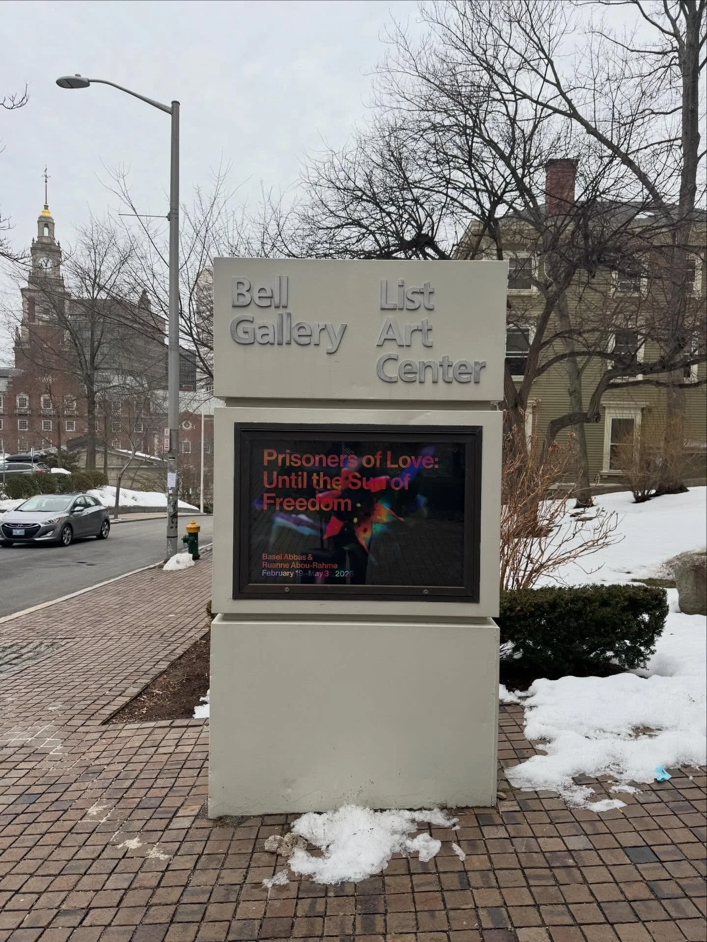 Congratulations @katekraczon and @teeqeetee on the opening of this incredible exhibition &ldquo;Prisoners of Love&rdquo; by renowned Palestinian artists Basel Abbas and Ruanne Abou-Rahme.  On view through May 31 at @bellgallerybrown 

Thank you @seeg