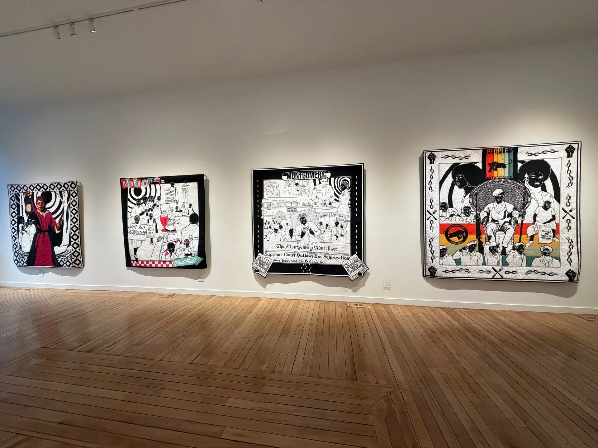 Last chance to see "Certain Restrictions Do Apply: Carolyn Mazloomi and Sharon Kerry-Harlan" at Claire Oliver Gallery @claireolivergallery on view through March 7, 2026. 

The exhibition celebrates decades of friendship and collaboration be