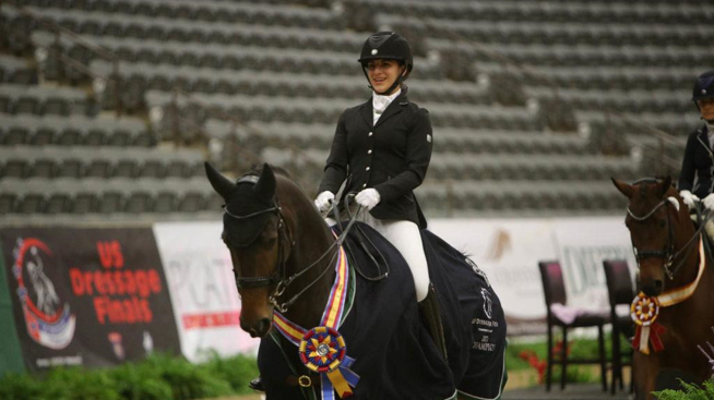 Maia Barnes / Benvica / 69.889, Fourth Level Adult Amateur champion