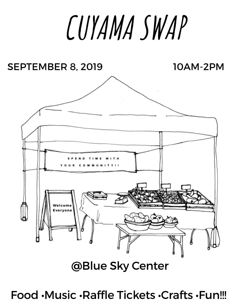 We have fifteen local vendors ranging western jewelry, artisanal crafts, delicious food products made in the Cuyama Valley, and homemade cosmetics! La Cocina Cuyama, a mobile community commercial kitchen, will be serving fresh Mexican dishes and the Blue Sky facility will be bustling with activities for all ages. Come join in the fun and support our high desert craftsmen and entrepreneurs!