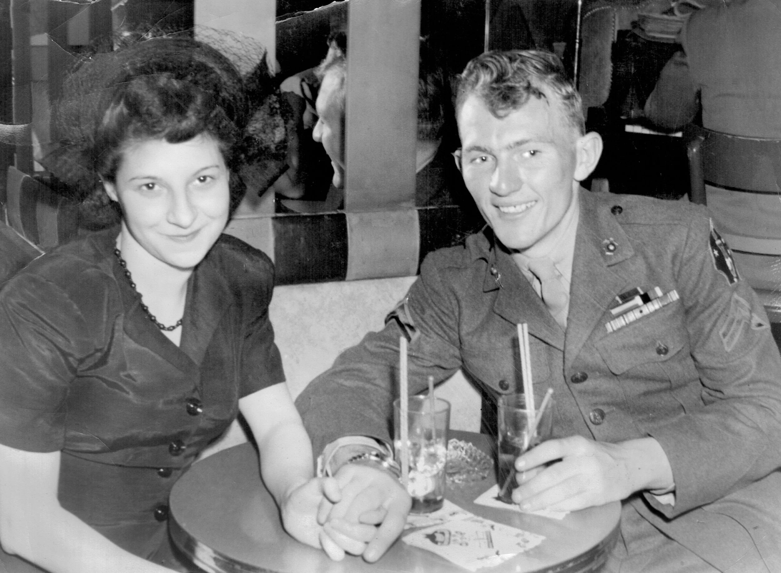 William and his intended, Manhattan, 1946.