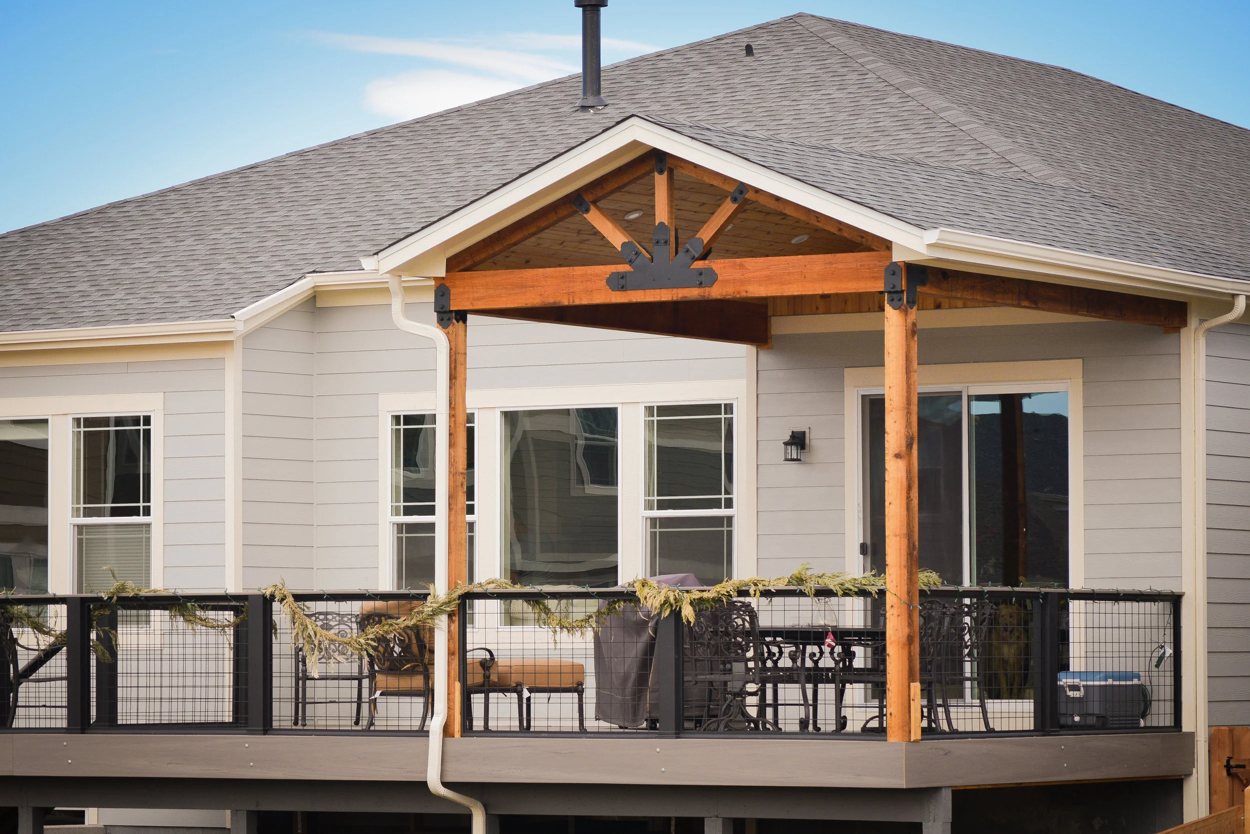 Deck and Cover with Hog Fencing
