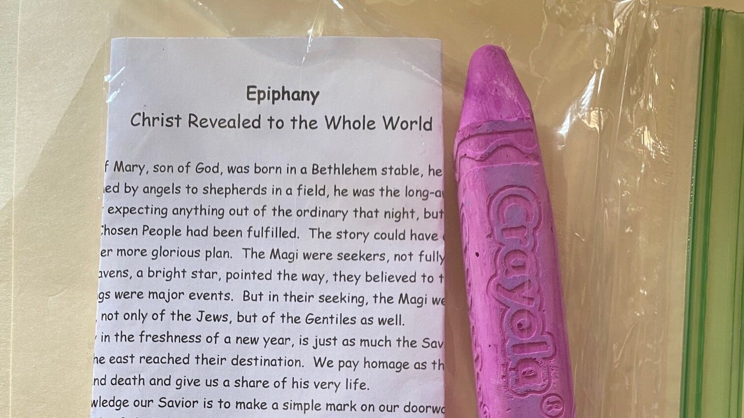 Blessing For The Home On Epiphany (+Video)