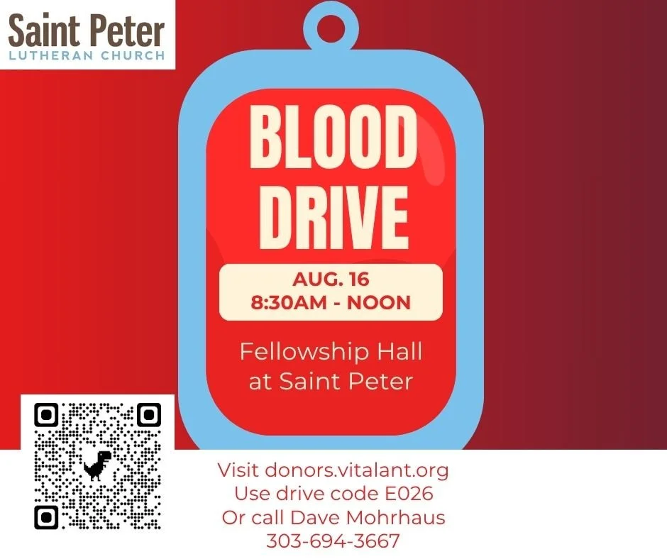 Blood Drive at Saint Peter!