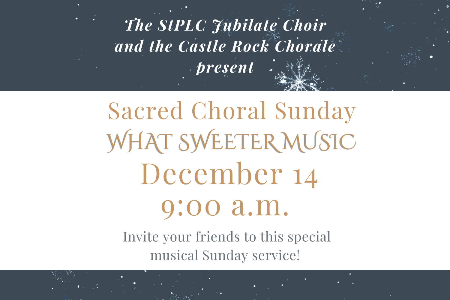 Advent Fest: A Season of Promise (Sacred Choral Sunday)