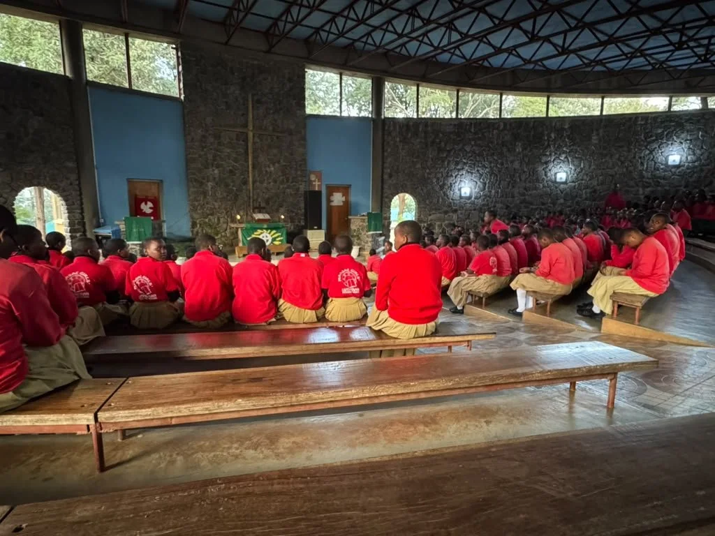 Morning chapel service at maasae.JPG