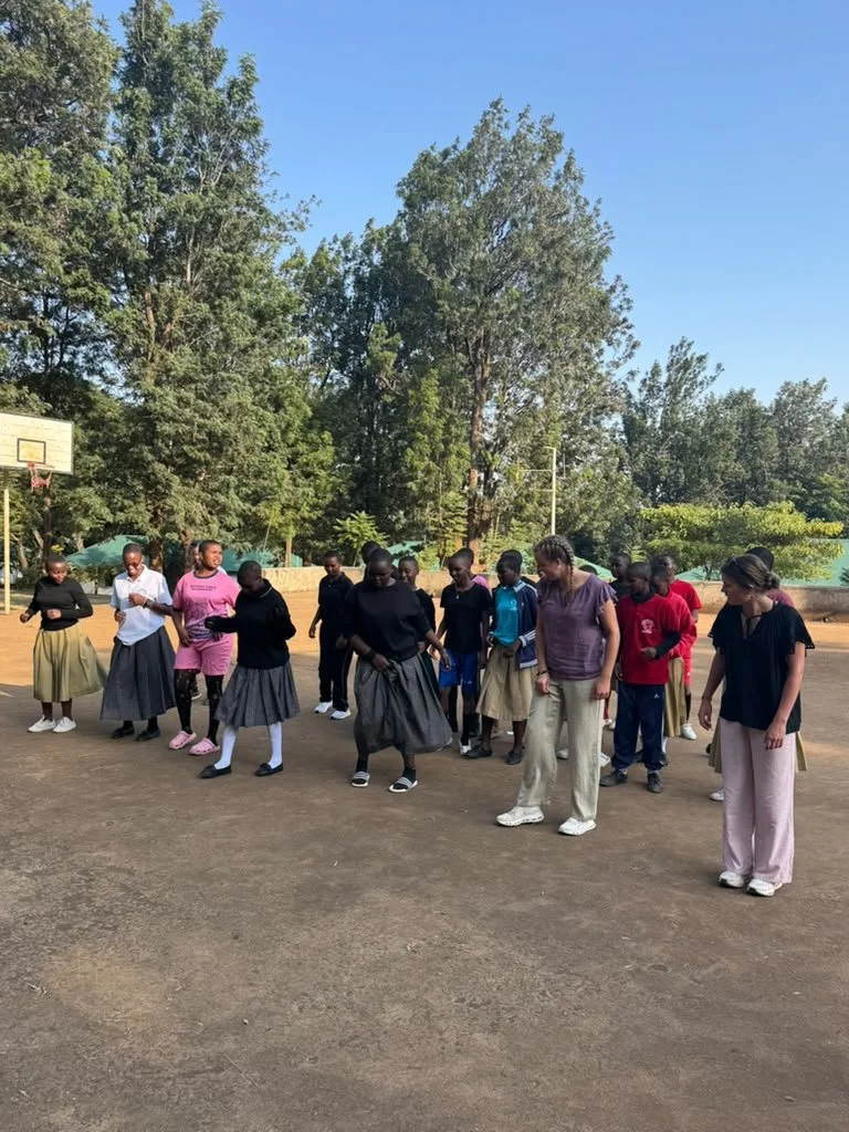 Sharing dance moves at Maasae.JPG
