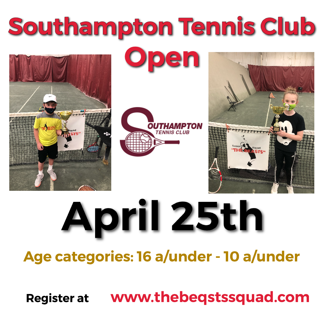 STC Open (April 25th) Starting time 4:00 pm 