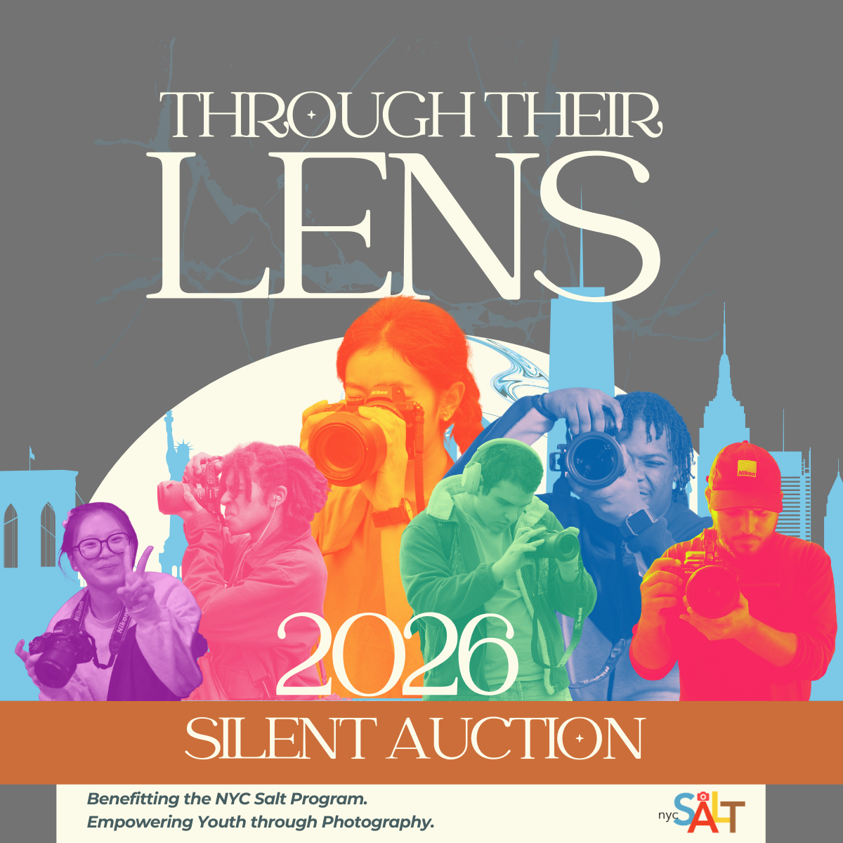 Through Their Lens: NYC Salt Spring 2026 Silent Auction
